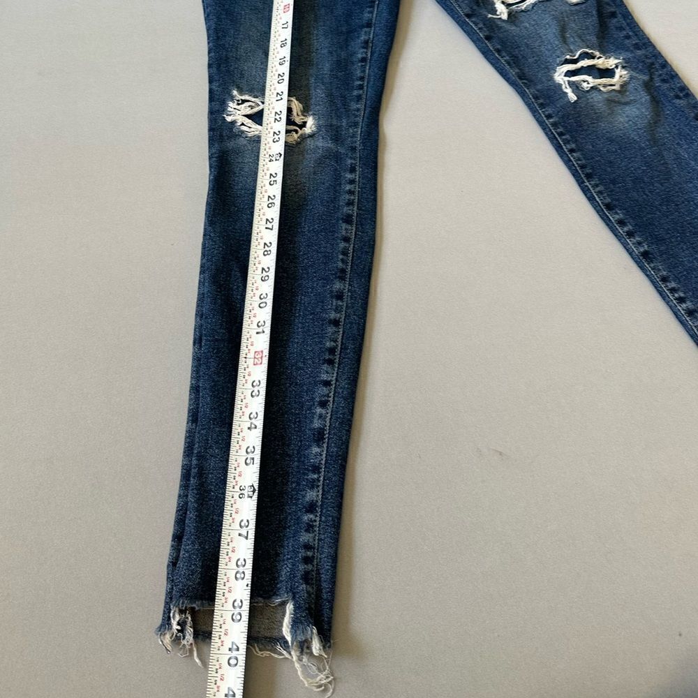 🎉5 for $45 🎉Maurices Denim Jeans Skinny Women Size S Distressed Blue - Picture 4 of 8